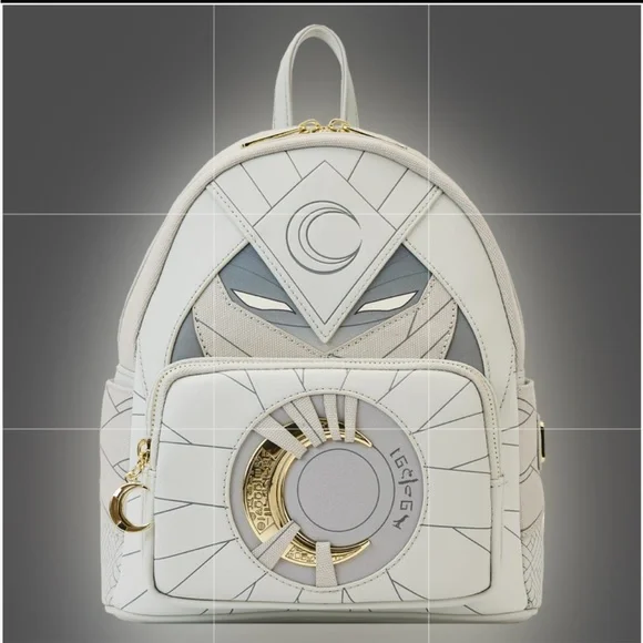 ☆Loungefly☆WonderCon Mini Backpack WonderCon LE: Moon Knight (Glow) - Cosplay Mini Backpack